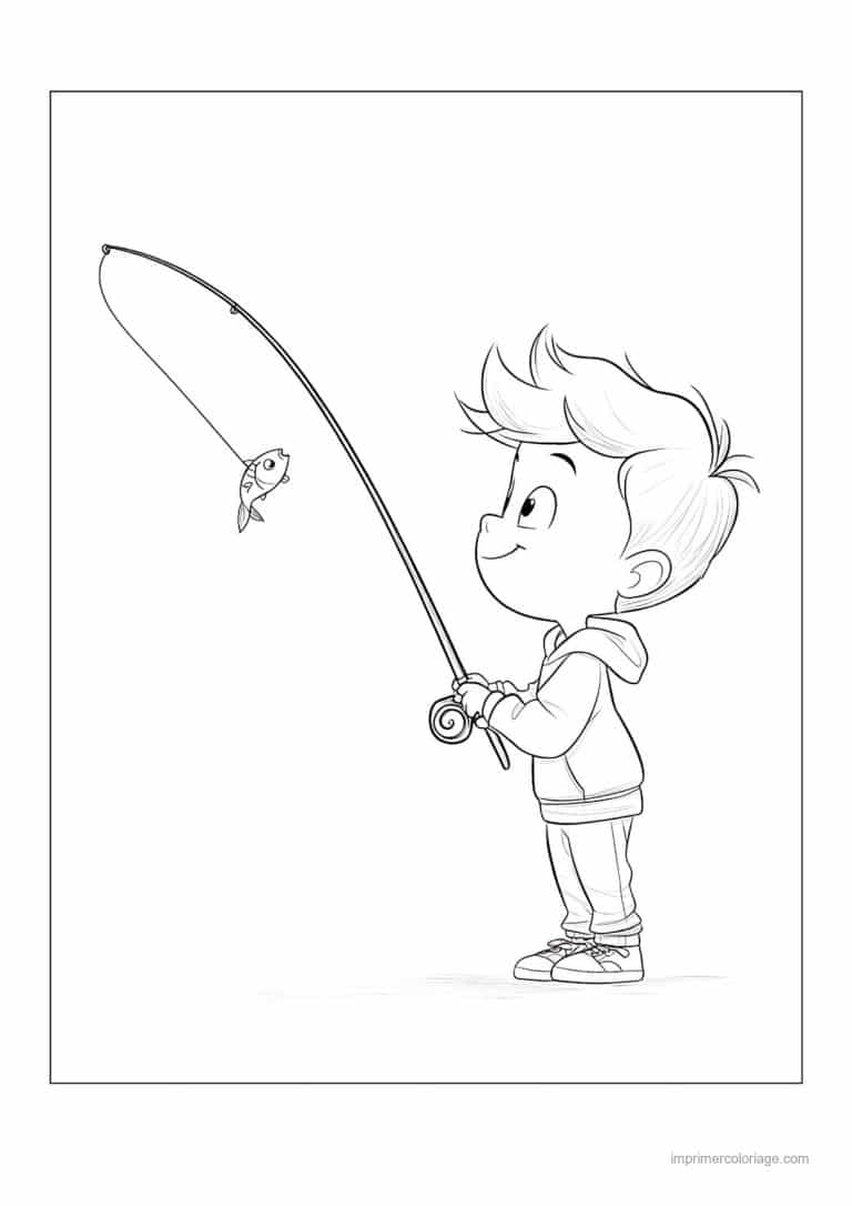 coloriage peche 13 - dessin gratuit &agrave; imprimer