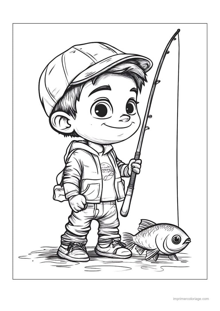 coloriage peche 16 - dessin gratuit &agrave; imprimer