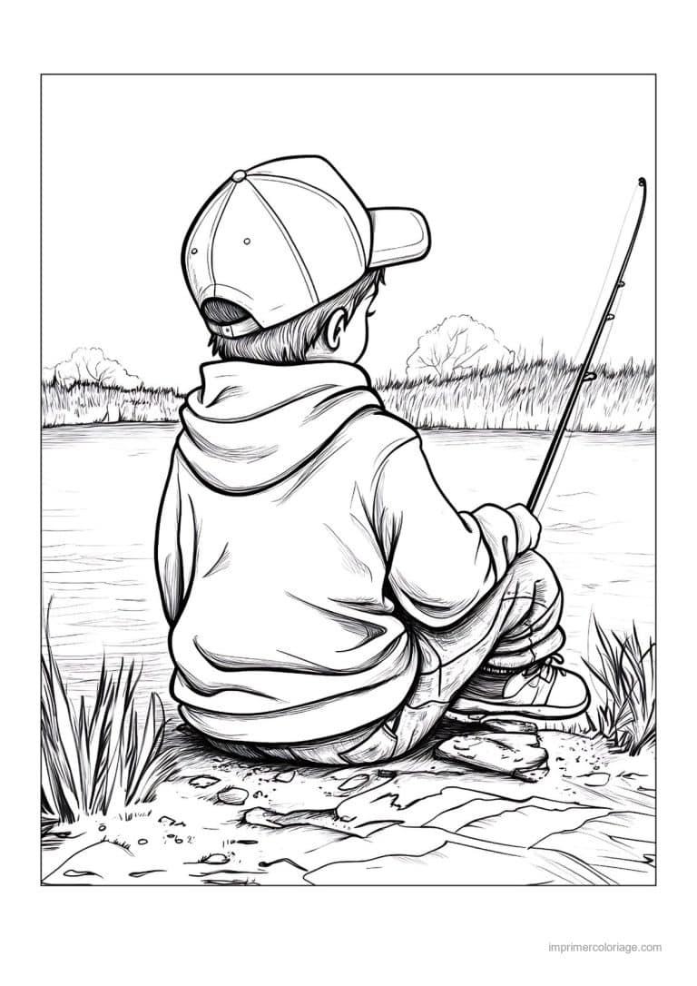 coloriage peche 17 - dessin gratuit &agrave; imprimer