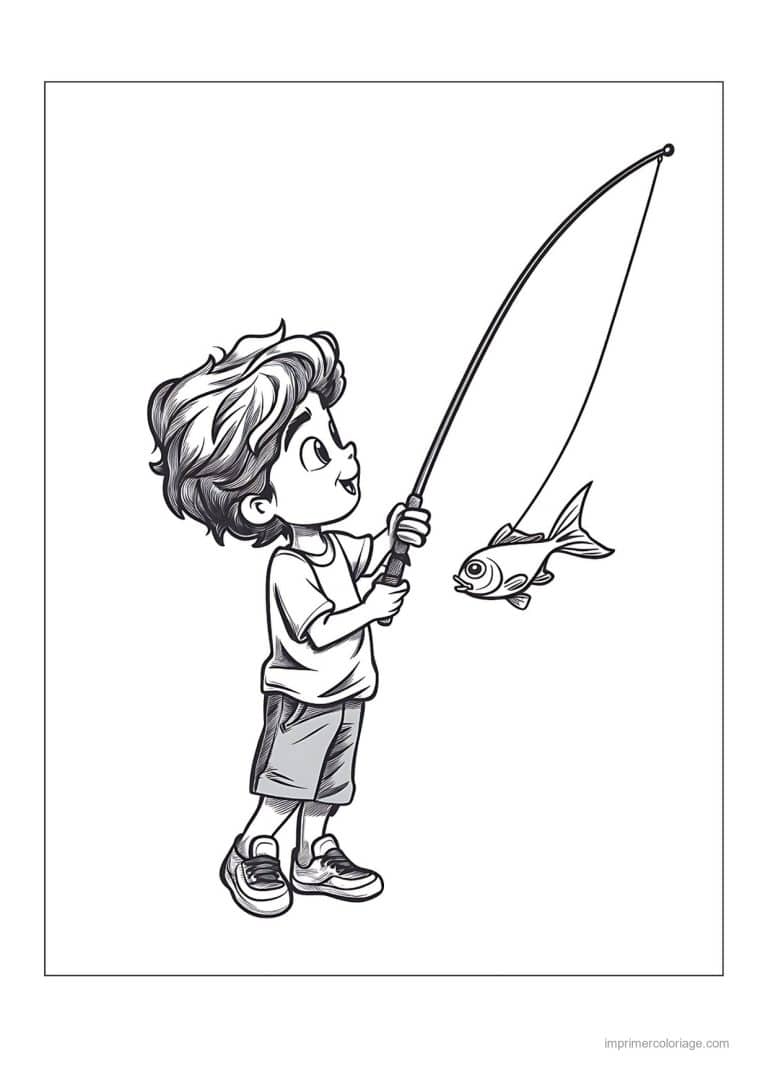 coloriage peche 22 - dessin gratuit &agrave; imprimer