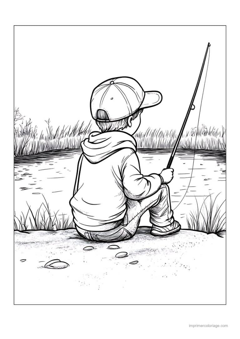 coloriage peche 26 - dessin gratuit &agrave; imprimer