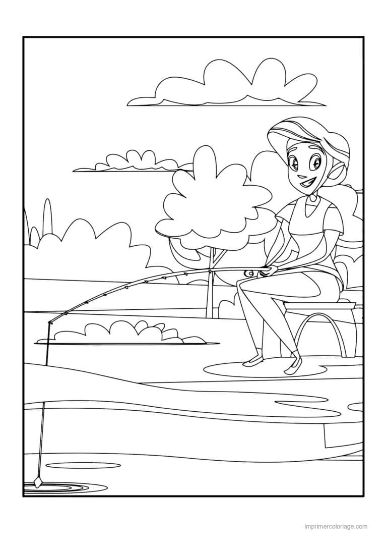 coloriage peche 35 - dessin gratuit &agrave; imprimer