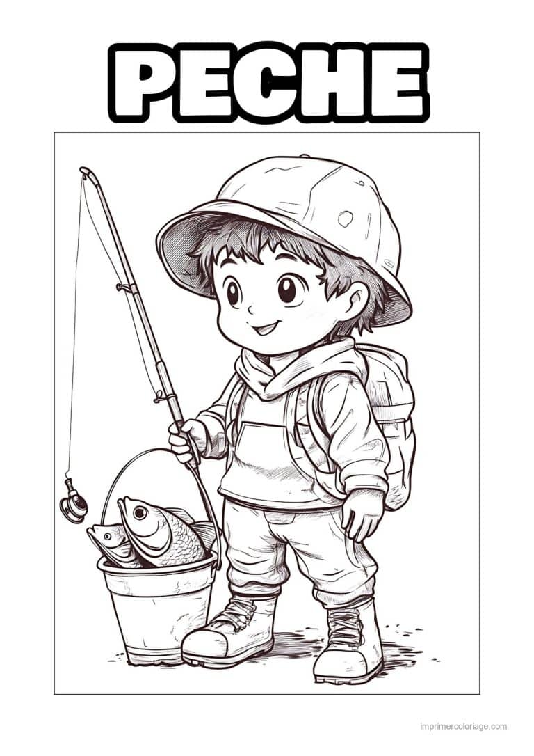 coloriage peche 39 - dessin gratuit &agrave; imprimer