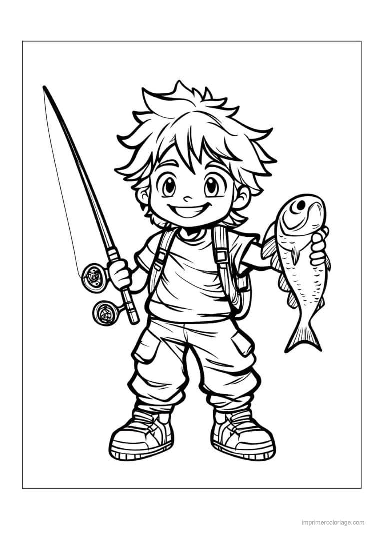 coloriage peche 40 - dessin gratuit &agrave; imprimer