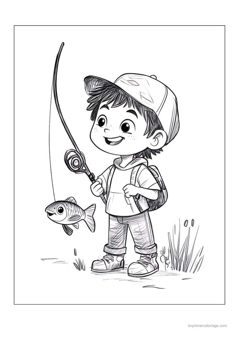 coloriage peche 47 - dessin gratuit &agrave; imprimer