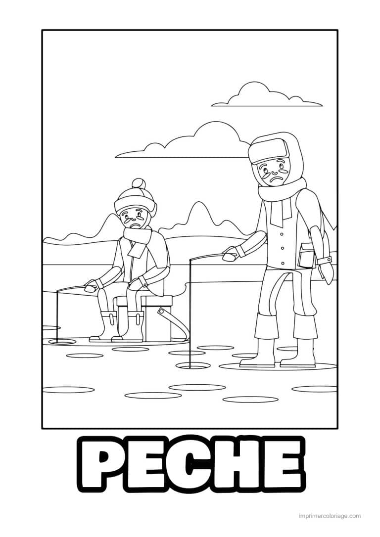 coloriage peche 48 - dessin gratuit &agrave; imprimer