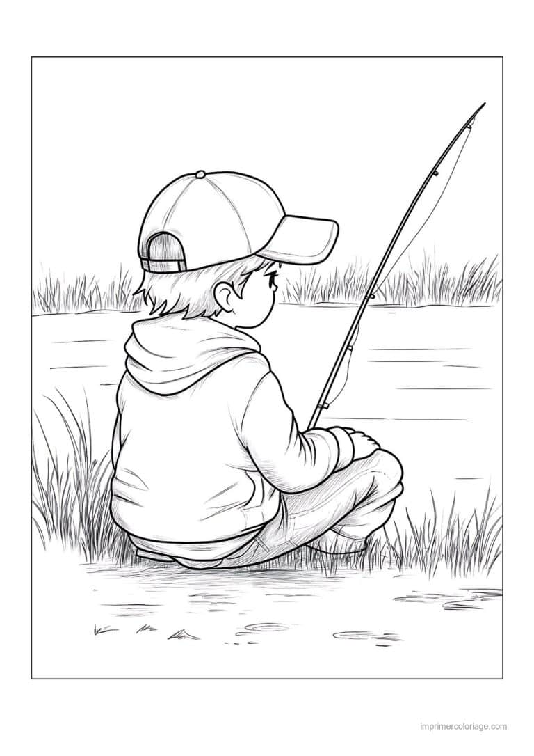 coloriage peche 53 - dessin gratuit &agrave; imprimer