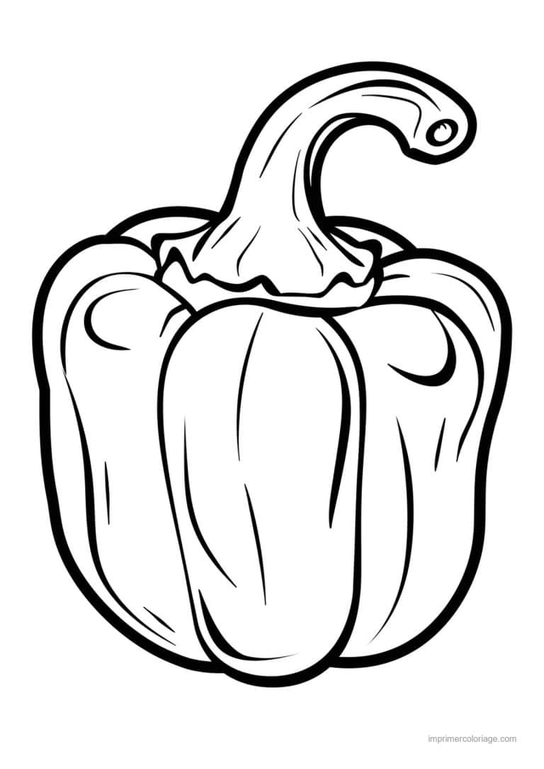 coloriage poivron piment poivron grave 141 - dessin gratuit &agrave; imprimer
