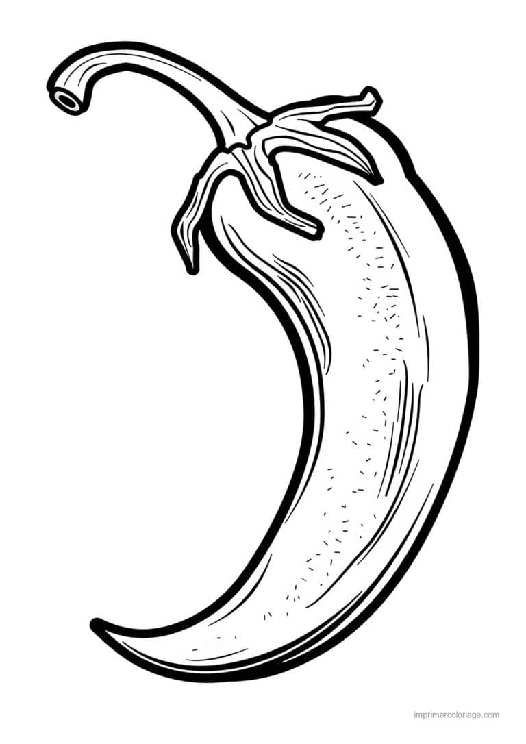 coloriage poivron piment poivron grave 30 - dessin gratuit &agrave; imprimer