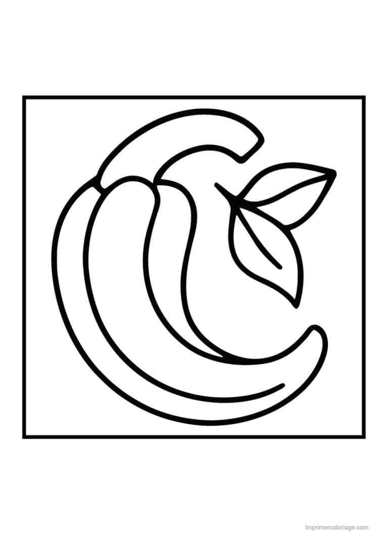 coloriage poivron piment poivrons et feuille - dessin gratuit &agrave; imprimer