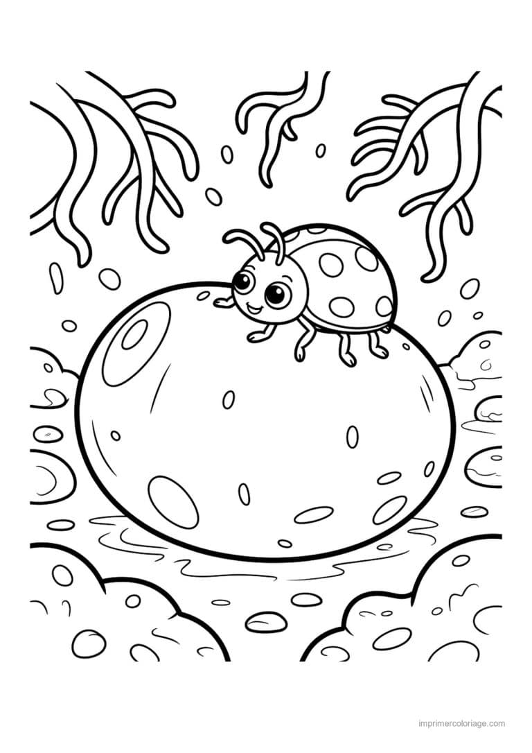 coloriage pomme de terre pomme de terre dans la terre - dessin gratuit &agrave; imprimer