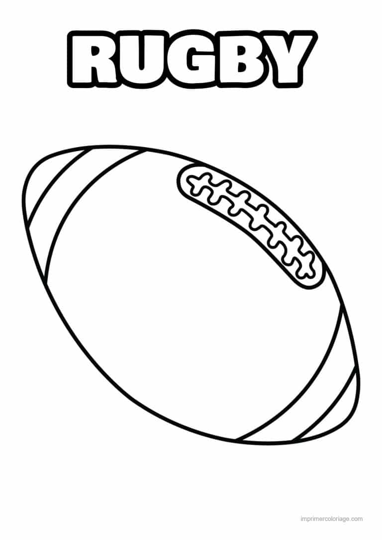 coloriage rugby ballon de rugby 02 - dessin gratuit &agrave; imprimer