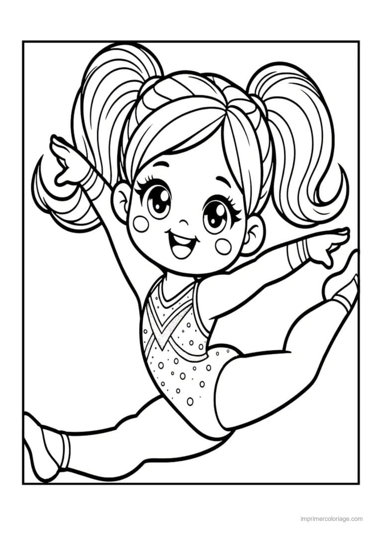 coloriage sport gym 02 - dessin gratuit &agrave; imprimer