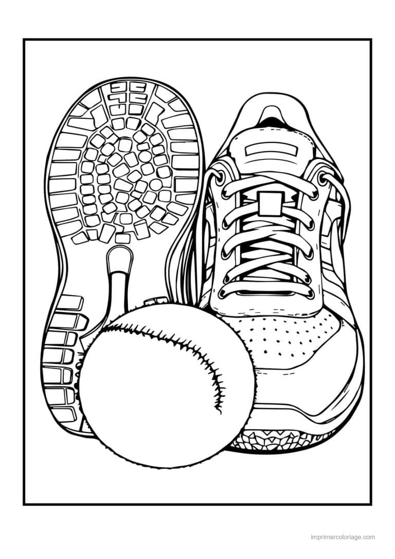 coloriage tennis 07 - dessin gratuit &agrave; imprimer