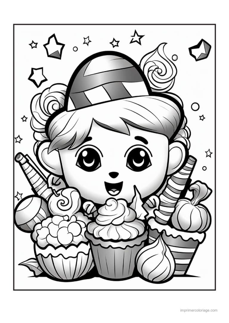 coloriage bonbon halloween 10 - dessin gratuit &agrave; imprimer