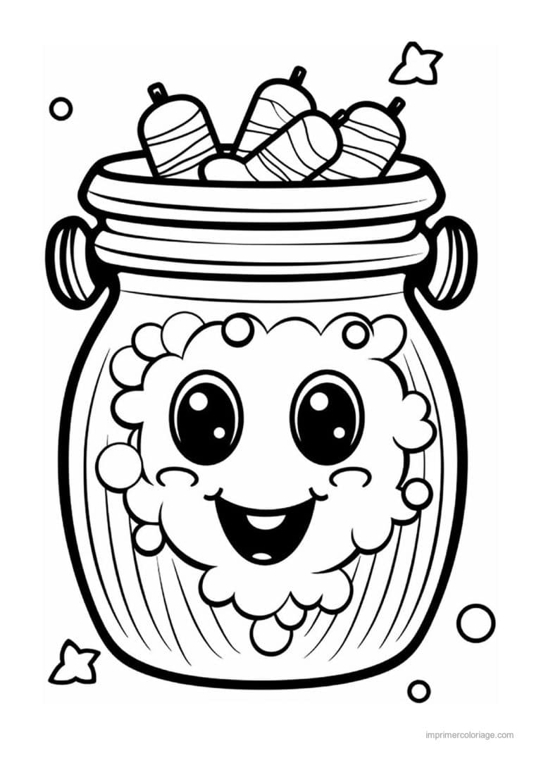 coloriage bonbon halloween 16 - dessin gratuit &agrave; imprimer