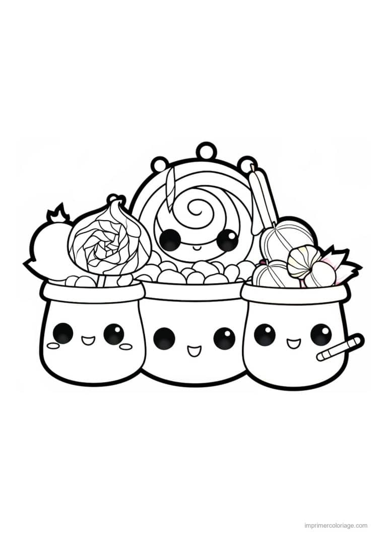 coloriage bonbon halloween 18 - dessin gratuit &agrave; imprimer