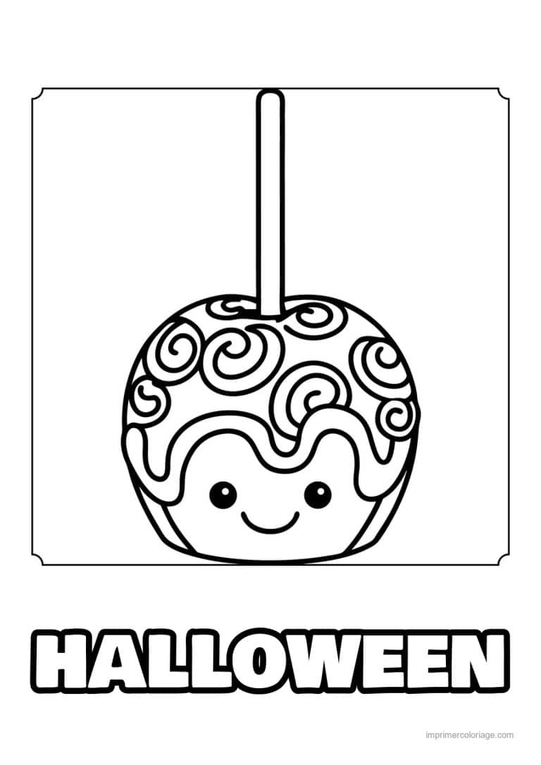 coloriage bonbon halloween 22 - dessin gratuit &agrave; imprimer