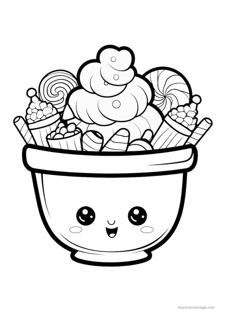 coloriage bonbon halloween 27 - dessin gratuit &agrave; imprimer
