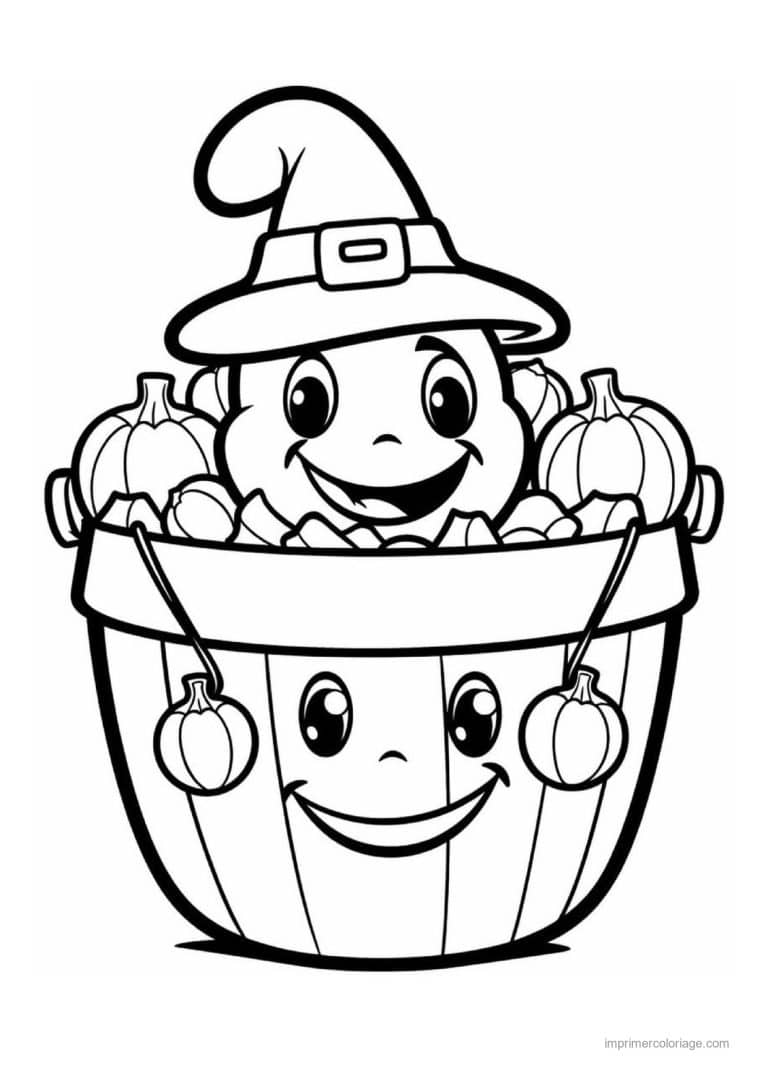 coloriage bonbon halloween 33 - dessin gratuit &agrave; imprimer