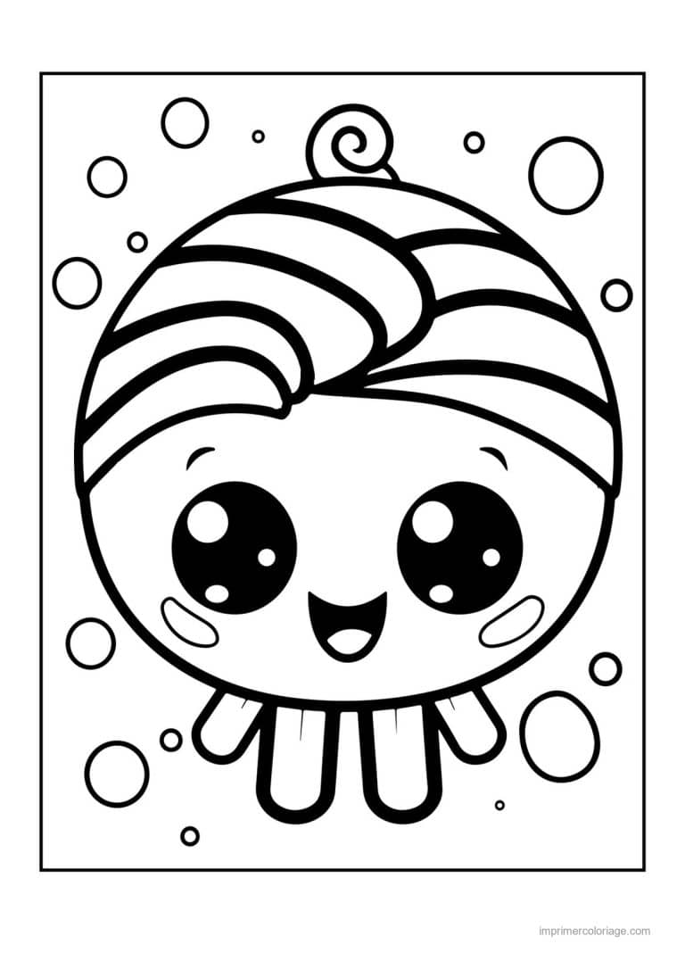 coloriage bonbon halloween 47 - dessin gratuit &agrave; imprimer