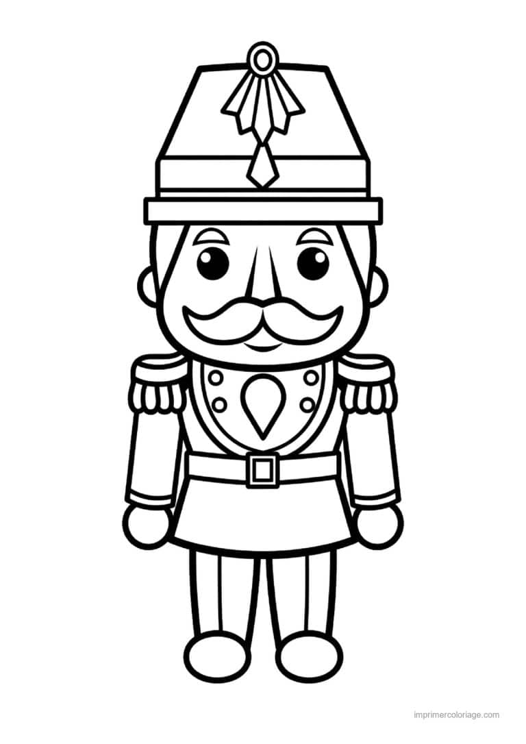 coloriage casse noisette casque a plumet - dessin gratuit &agrave; imprimer