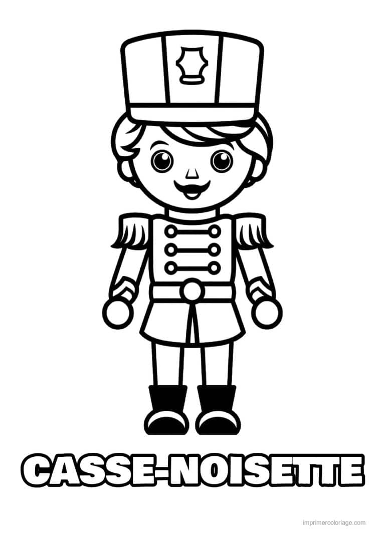 coloriage casse noisette jeune garcon souriant - dessin gratuit &agrave; imprimer
