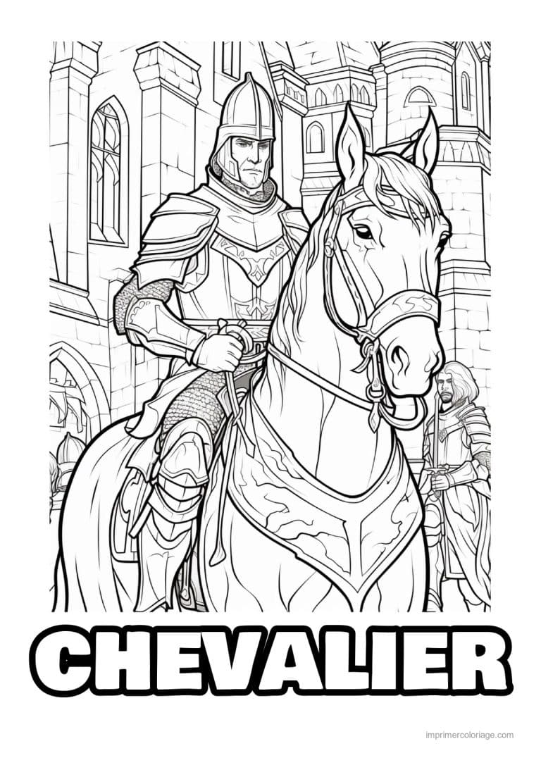 coloriage chevalier dragon 40 - dessin gratuit &agrave; imprimer