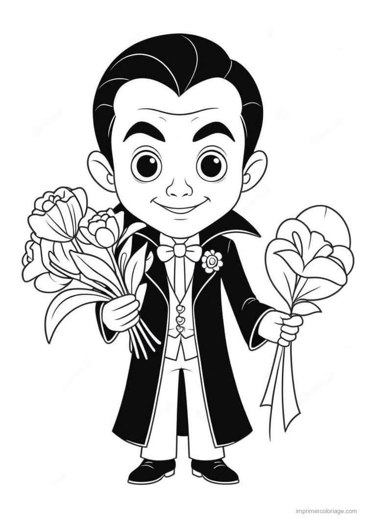 coloriage dracula 14 - dessin gratuit &agrave; imprimer