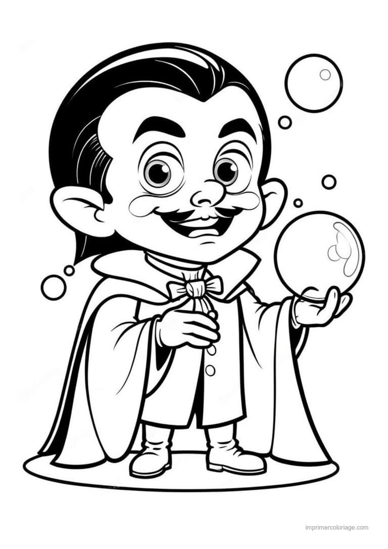 coloriage dracula 16 - dessin gratuit &agrave; imprimer