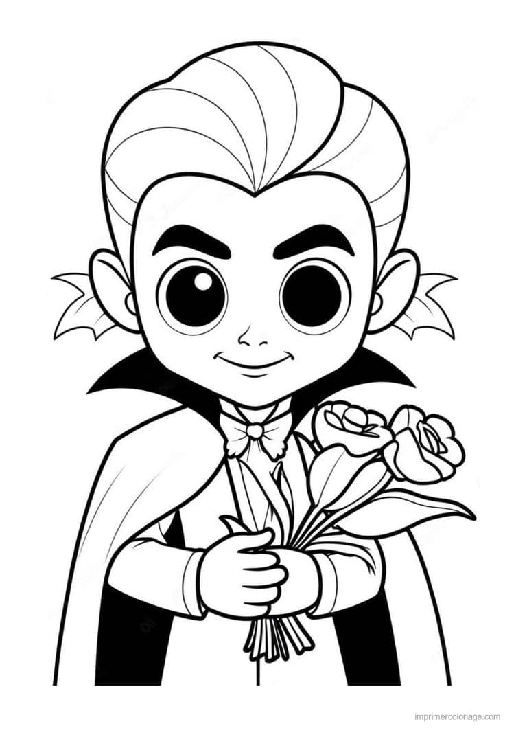 coloriage dracula 18 - dessin gratuit &agrave; imprimer