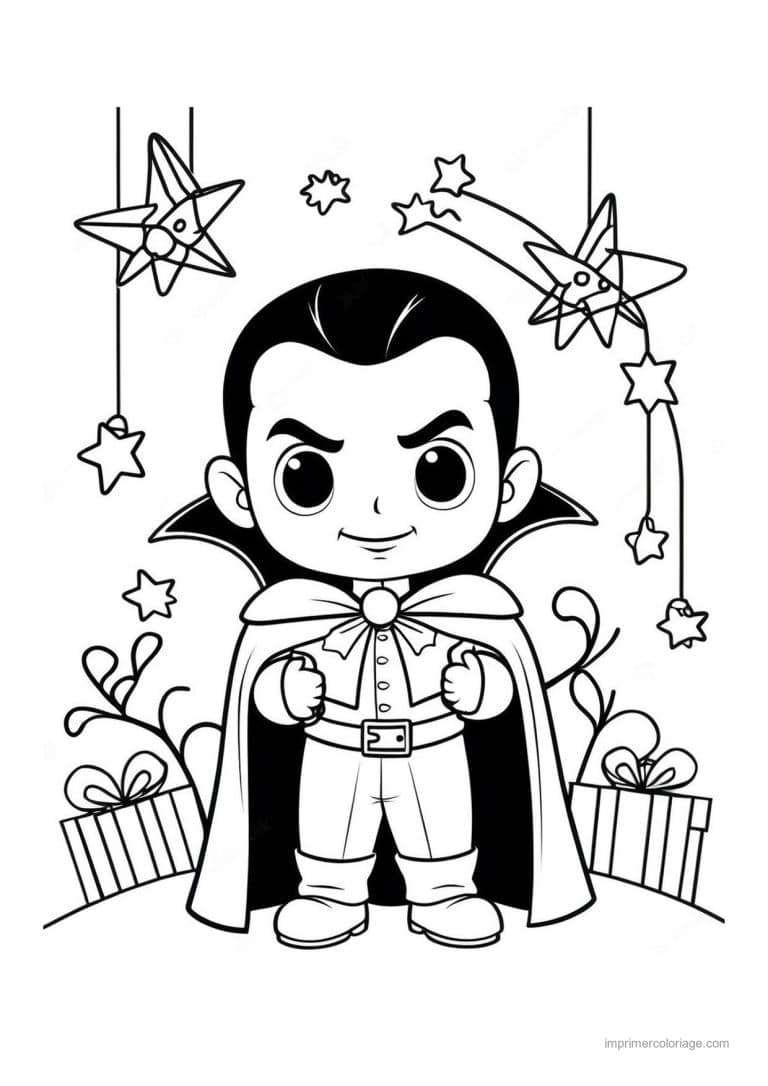 coloriage dracula 31 - dessin gratuit &agrave; imprimer