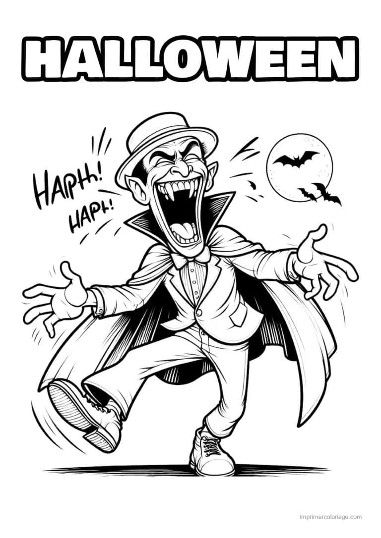 coloriage dracula 35 - dessin gratuit &agrave; imprimer