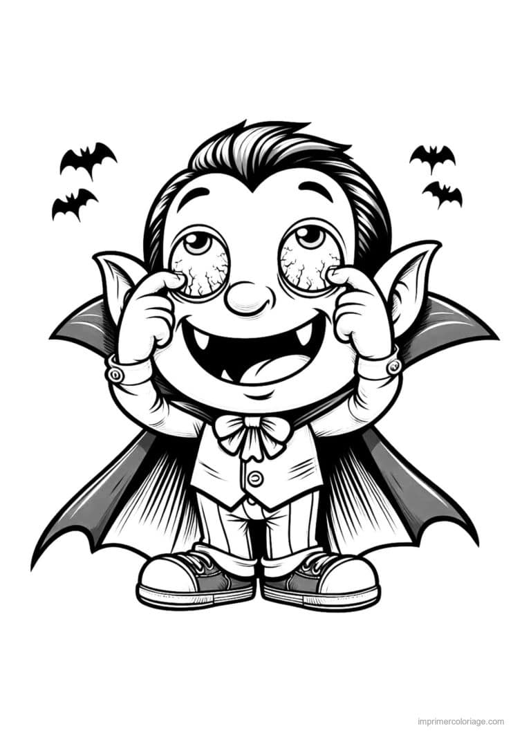 coloriage dracula 37 - dessin gratuit &agrave; imprimer