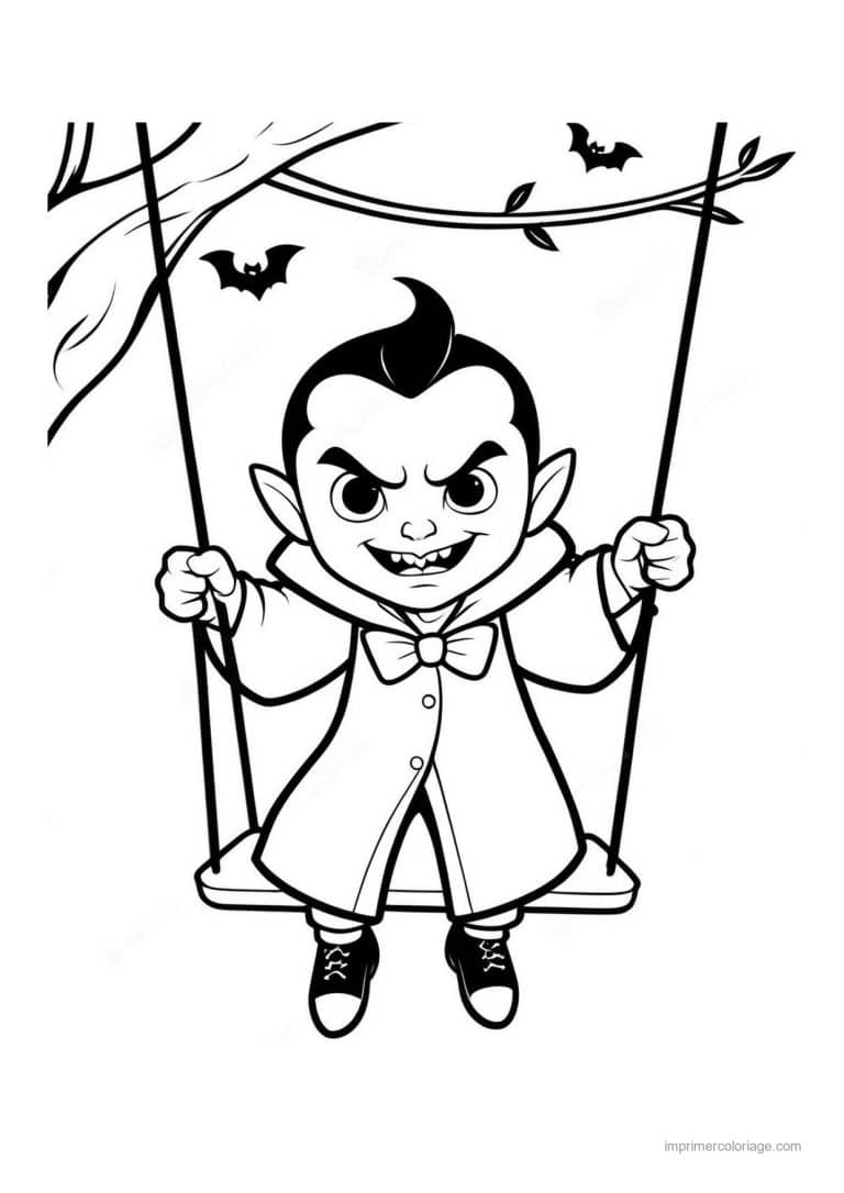 coloriage dracula 42 - dessin gratuit &agrave; imprimer