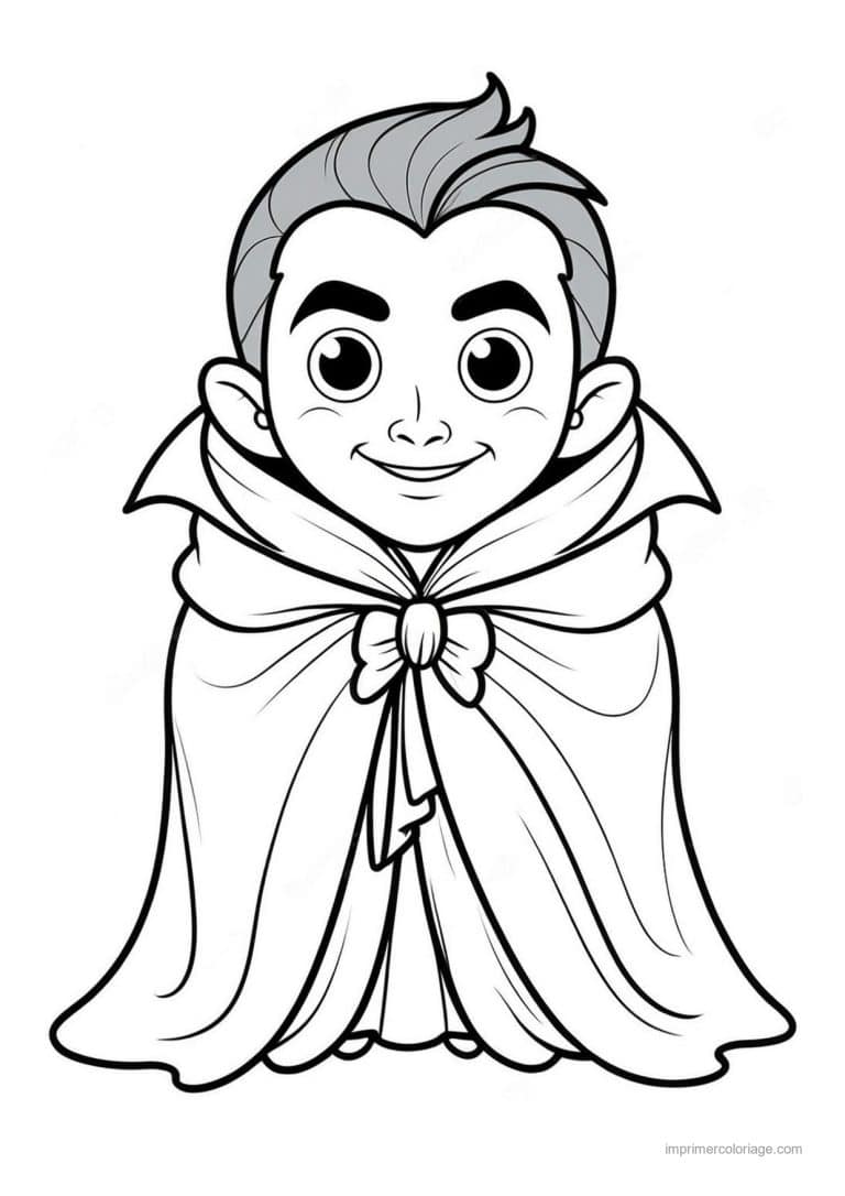coloriage dracula 51 - dessin gratuit &agrave; imprimer