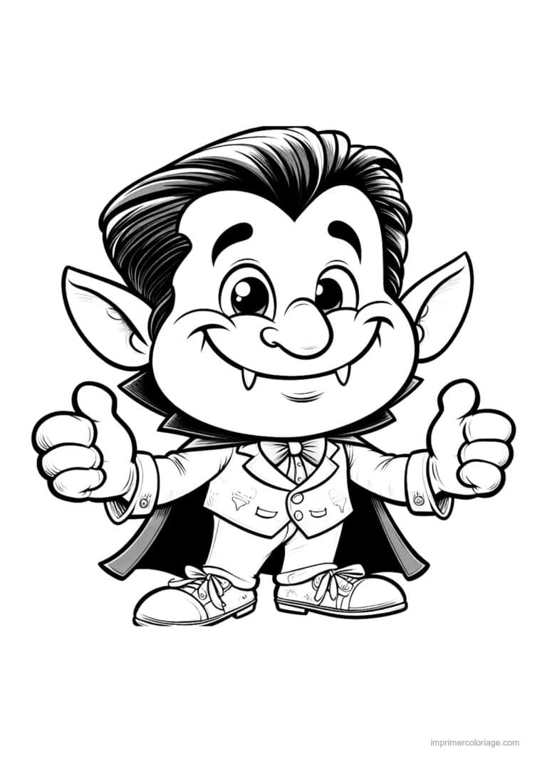 coloriage dracula 54 - dessin gratuit &agrave; imprimer
