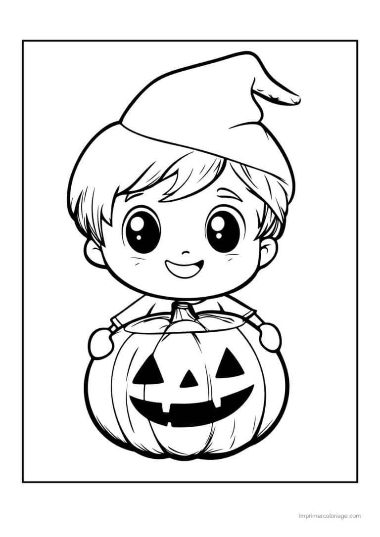 coloriage enfants deguises 09 - dessin gratuit &agrave; imprimer