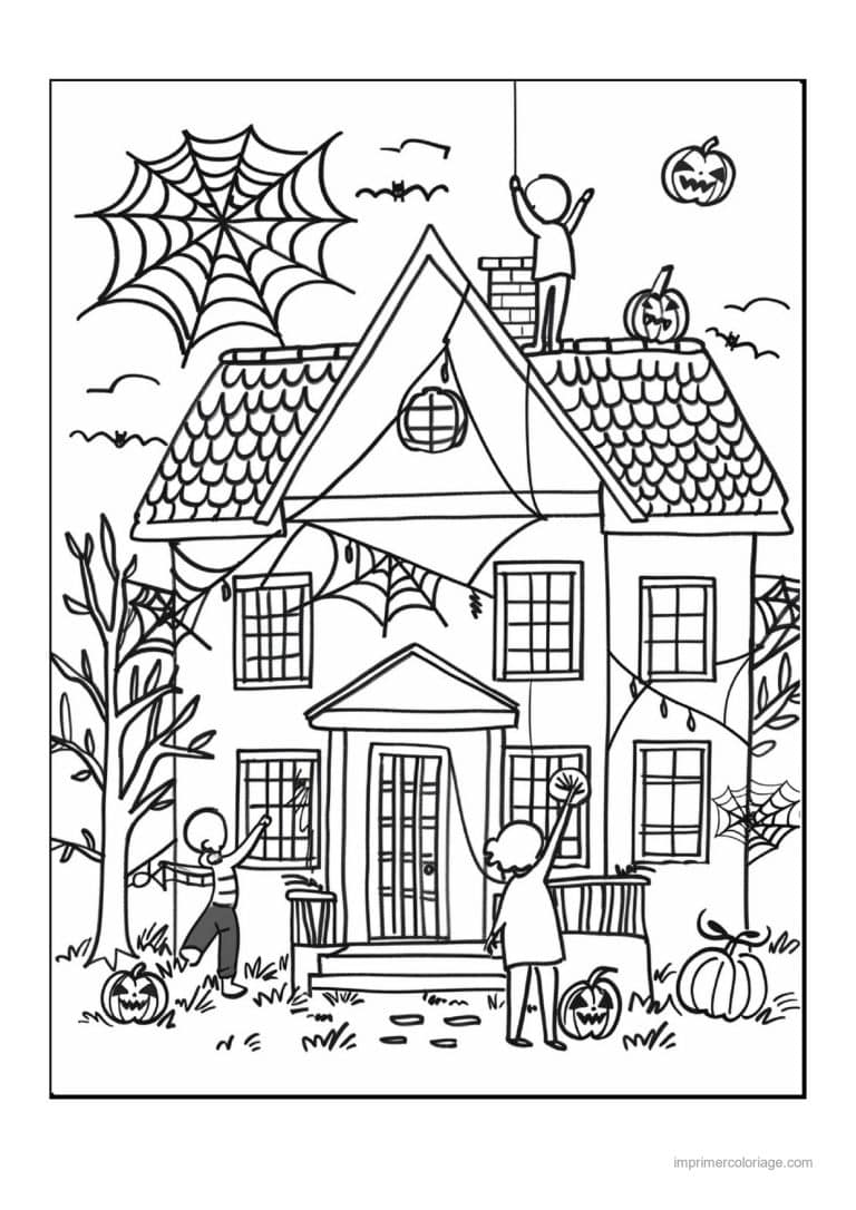 coloriage enfants deguises 17 - dessin gratuit &agrave; imprimer