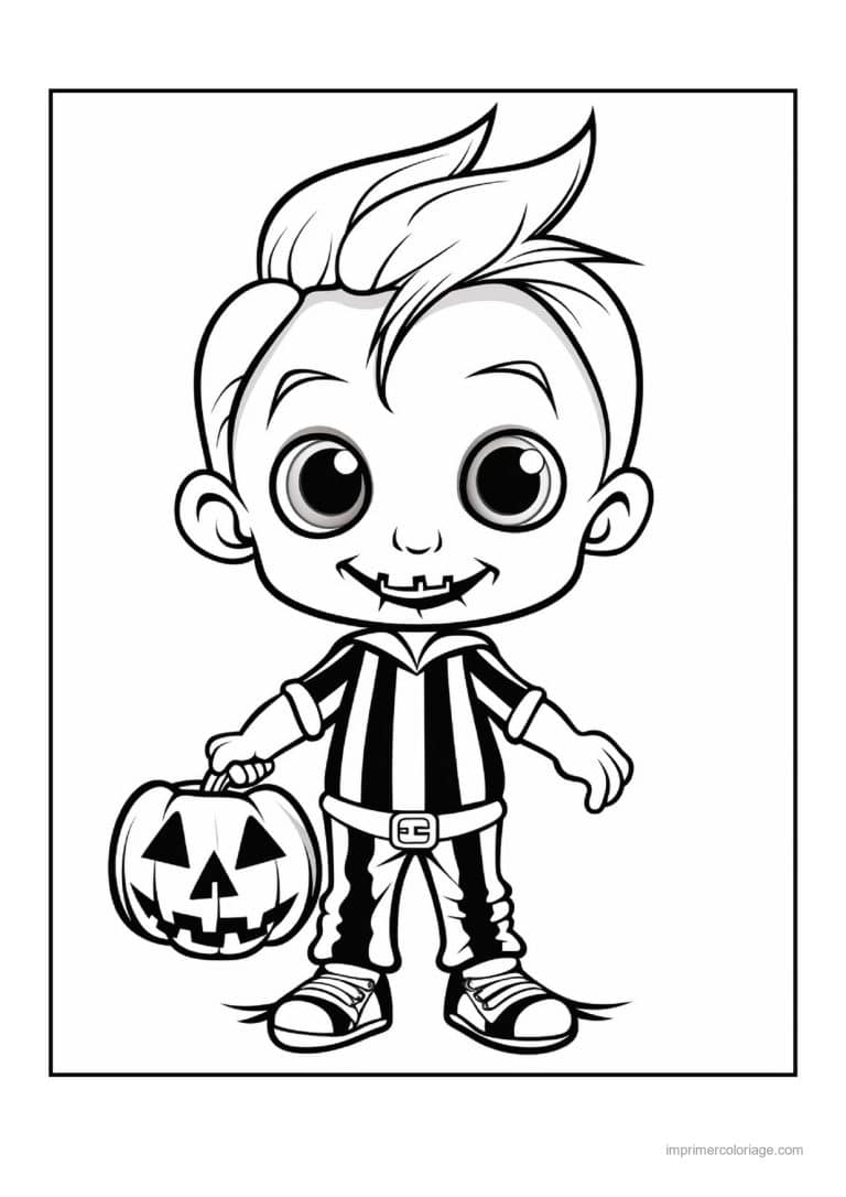 coloriage enfants deguises 26 - dessin gratuit &agrave; imprimer