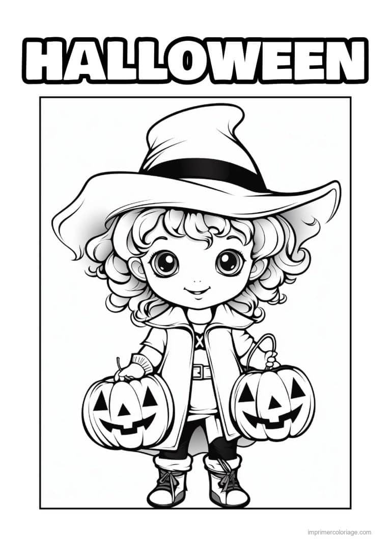 coloriage enfants deguises 34 - dessin gratuit &agrave; imprimer
