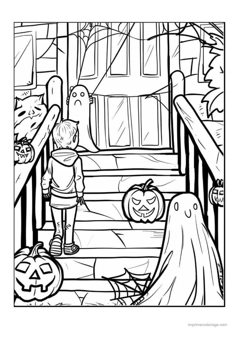 coloriage enfants deguises 35 - dessin gratuit &agrave; imprimer