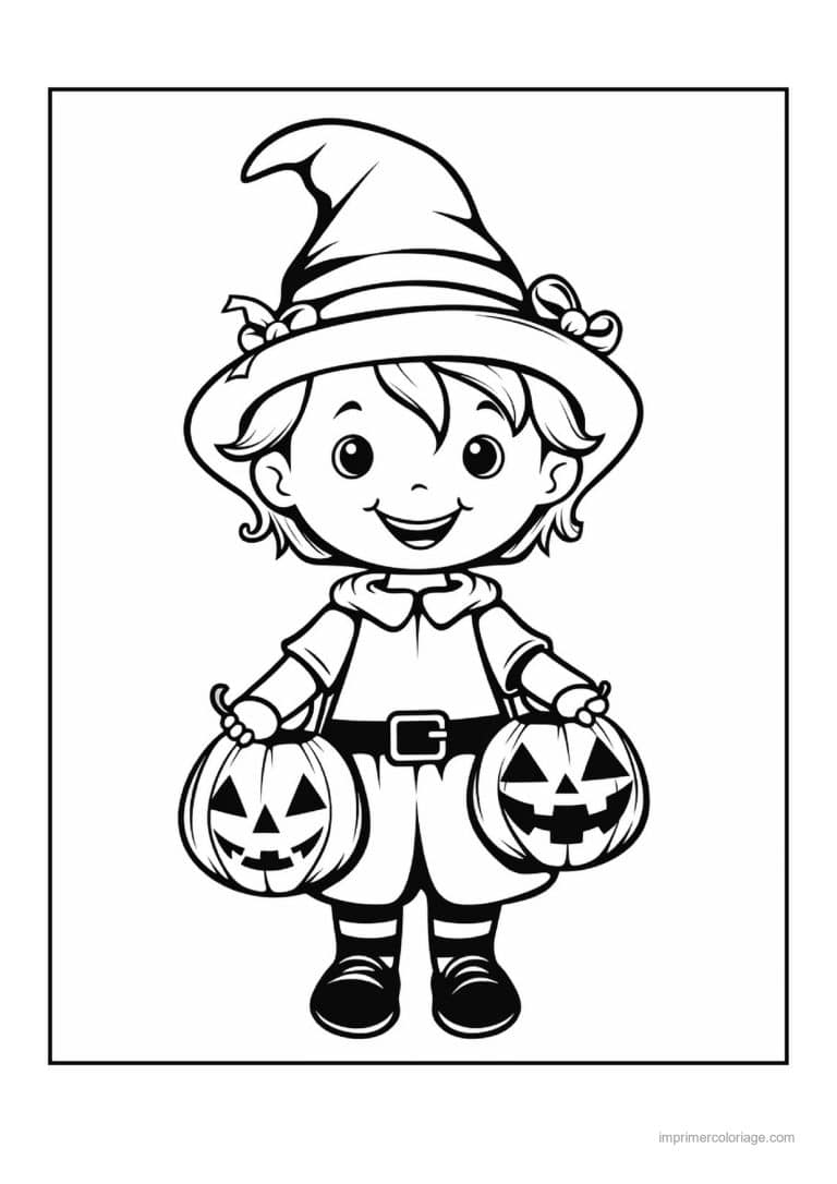 coloriage enfants deguises 42 - dessin gratuit &agrave; imprimer