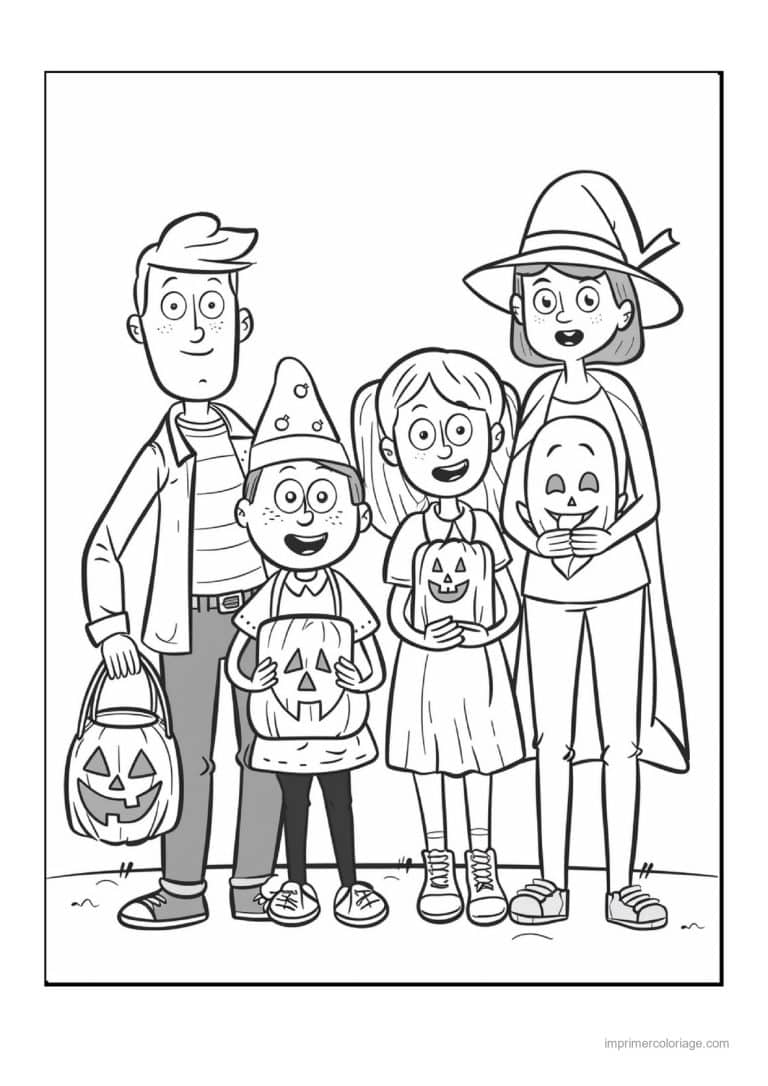 coloriage enfants deguises 44 - dessin gratuit &agrave; imprimer
