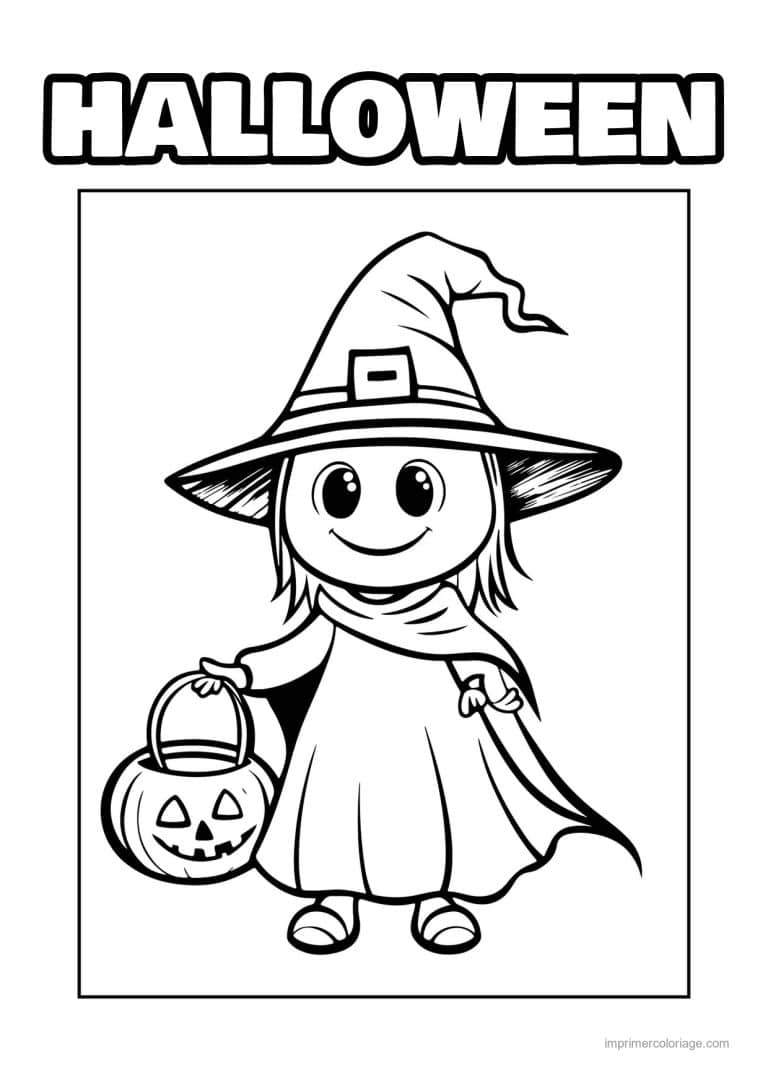 coloriage enfants deguises 46 - dessin gratuit &agrave; imprimer