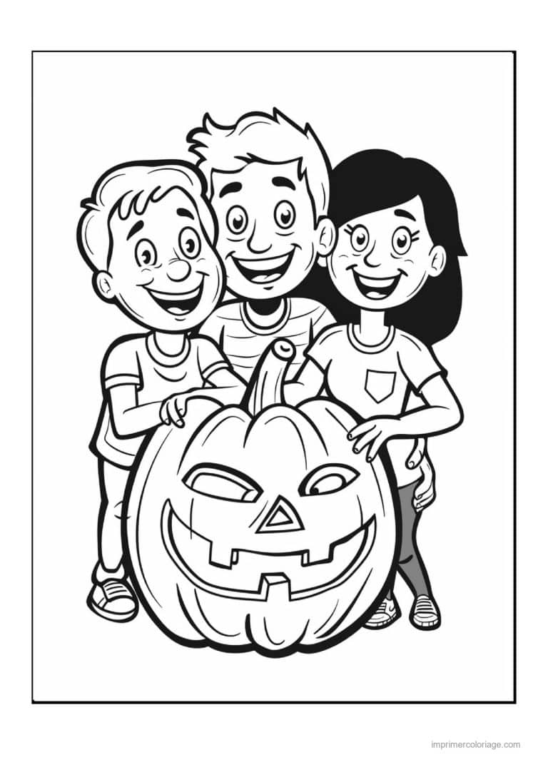 coloriage enfants deguises 53 - dessin gratuit &agrave; imprimer