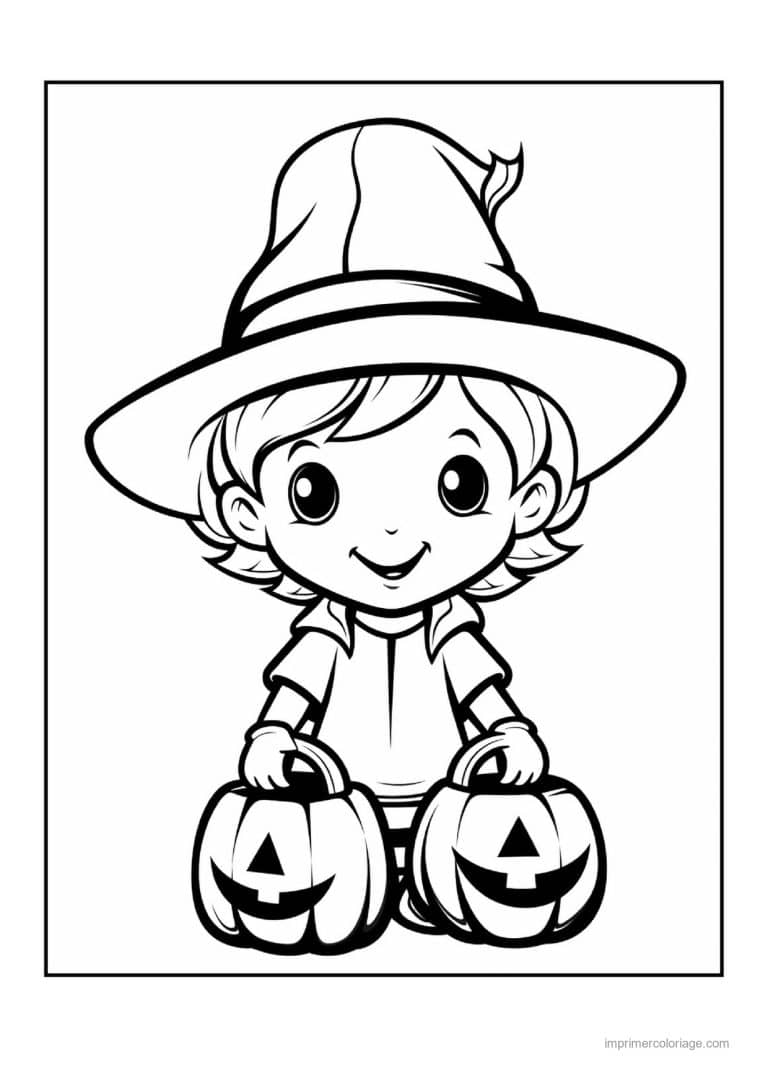 coloriage enfants deguises 56 - dessin gratuit &agrave; imprimer