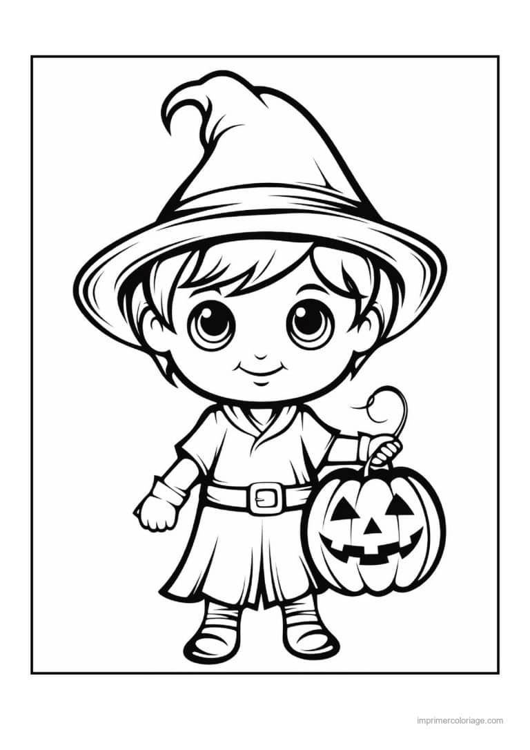 coloriage enfants deguises 59 - dessin gratuit &agrave; imprimer