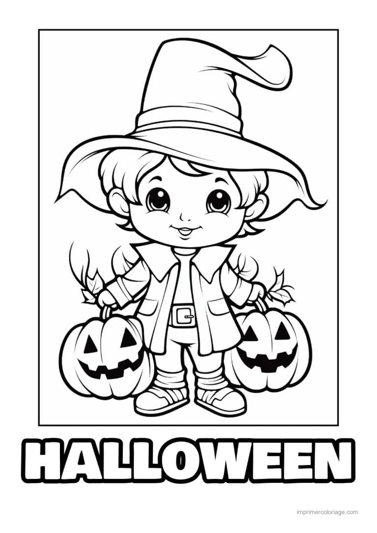 coloriage enfants deguises - dessin gratuit &agrave; imprimer