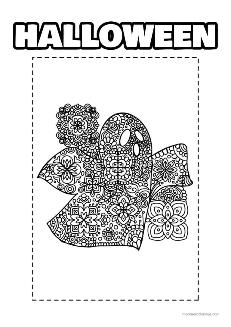 coloriage halloween adulte 04 - dessin gratuit &agrave; imprimer